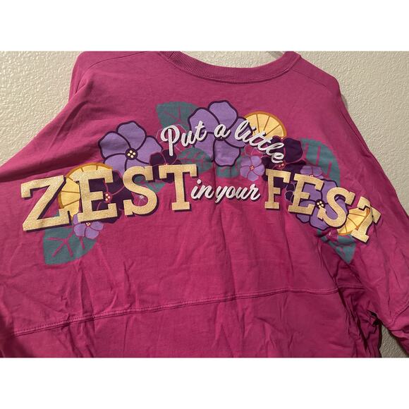 NWOT Disney Parks Epcot Food and Wine Festival Zest for Life Spirit Jersey XXL - Picture 5 of 5